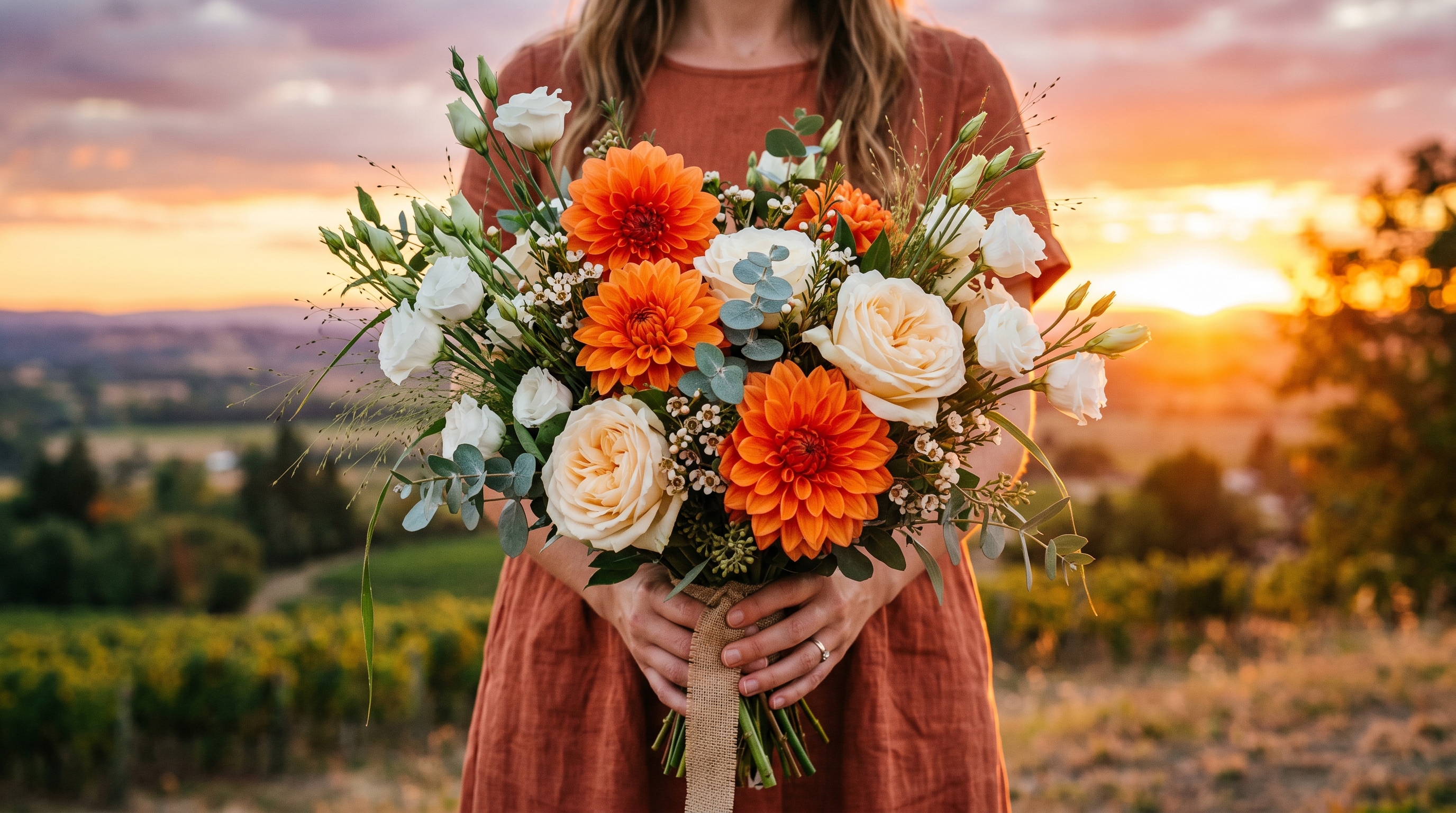 Sunset Bloom Buketi